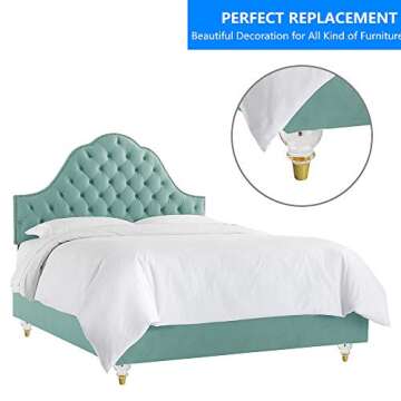 Stylish FONDDI Acrylic Furniture Legs for Home Decor