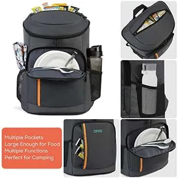 TOURIT Cooler Backpack 30 Cans Lightweight Insulated Backpack Cooler Leak-Proof for Men and Women