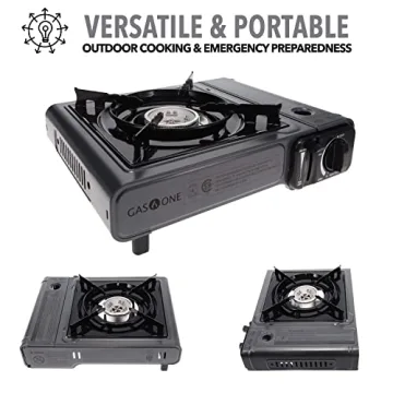 Gas One Butane Stove 7650 BTU Portable Safe Cooking