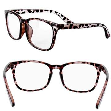 Blue Light Blocking Glasses, Hicdaw 3Packs Blue Light Glasses for Women Blue Light Blocking Glasses for Women Men with Gift Box Screwdrivers