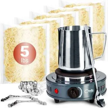 DIY Candle Making Kit with Soy Wax & Hot Plate (5lb)