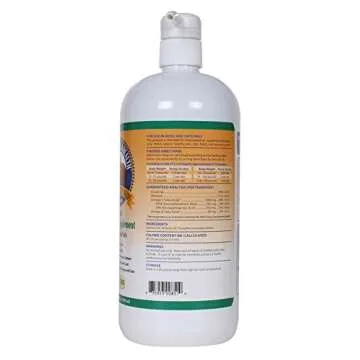 Grizzly Omega Health for Dogs & Cats, Wild Salmon Oil/Pollock Oil Omega-3 Blend