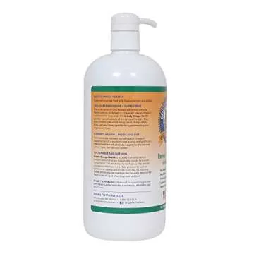 Grizzly Omega Health for Dogs & Cats, Wild Salmon Oil/Pollock Oil Omega-3 Blend