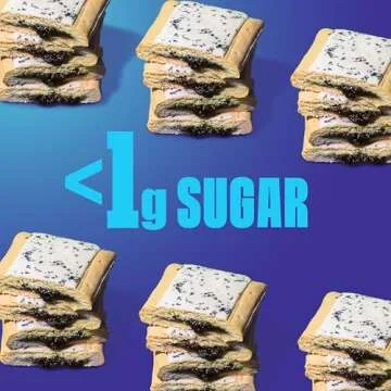 Legendary Foods 22g Protein Pastry+ Premium Low Carb Meal Replacement Bar - Low Glycemic, Gluten Free Protien Snacks - Healthy Keto Snack Box, 8x Zero Sugar Energy Bars - Bariatric Diabetic Friendly