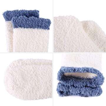 Cozy Zando Women's Fuzzy Socks for Winter Warmth
