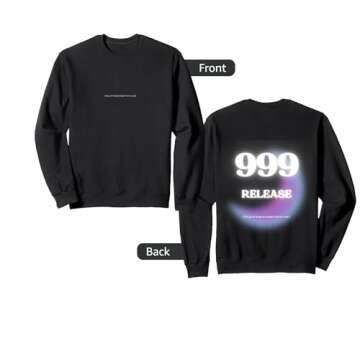 Angel Number 999 Sweatshirt - Comfort & Spirituality in Classic Fit