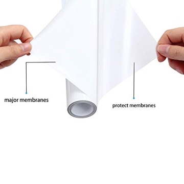 12x5 White HTV Vinyl Roll for Crafts & Apparel Iron-On