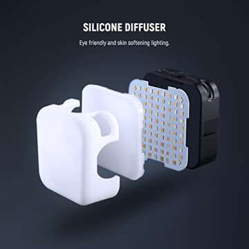 NEEWER Selfie Light, Portable Clip on LED Video Light with Cold Shoe, Phone Laptop Webcam Lighting for Streaming, Video Conferencing, Zoom Meeting, TikTok Vlogging, Makeup, Photography, PL81