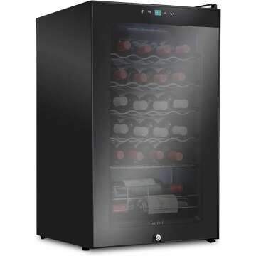 Ivation 24 Bottle Wine Cooler with Digital Control