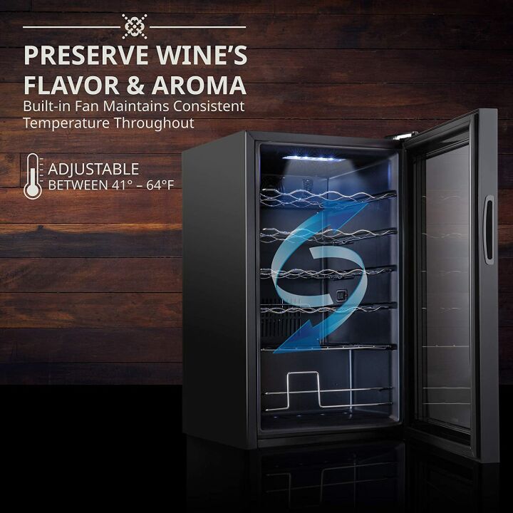 Ivation 24 Bottle Wine Cooler with Digital Control