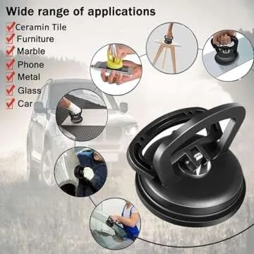 Auronp Dent Puller,Car Dent Puller,3 Pack Handle Lifter,Powerful Car Dent Remover,Suction Cup Dent Puller and Paintless Dent Repair Kit for Car Body Dent 5.4in