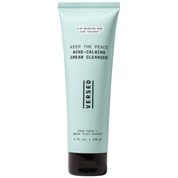 Versed Keep The Peace Calming Cream Cleanser - Gentle, Non-Drying Foaming Cleanser with Salicylic Ac...