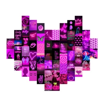 OPPEIN Indie Room Decor for Bedroom Aesthetic,60PCS 4X6 Inches Indie y2k Aesthetic Wall Collage Kit ...