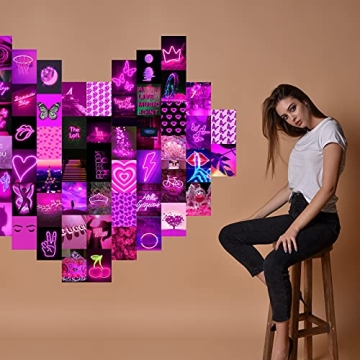 OPPEIN 60PCS Indie Aesthetic Wall Collage Kit for Teens