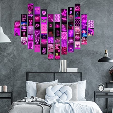 OPPEIN 60PCS Indie Aesthetic Wall Collage Kit for Teens