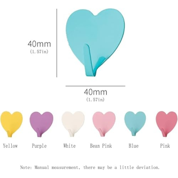 Beautiful Heart Shaped Wall Hooks for Home & Office