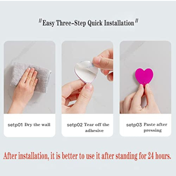 Beautiful Heart Shaped Wall Hooks for Home & Office