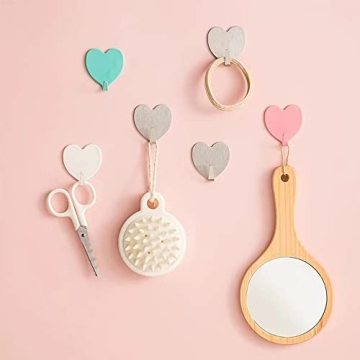 Beautiful Heart Shaped Wall Hooks for Home & Office