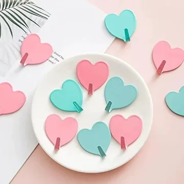 Beautiful Heart Shaped Wall Hooks for Home & Office