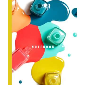 Stylish Nail Polish Overflow Notebook for Beauty Lovers