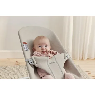 BabyBjörn Bouncer Bliss, 3D Jersey, Light Beige