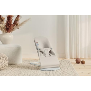 BabyBjörn Bouncer Bliss, 3D Jersey, Light Beige