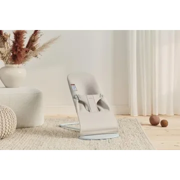 BabyBjörn Bouncer Bliss, 3D Jersey, Light Beige