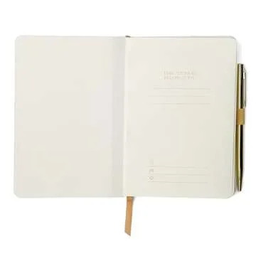 DesignWorks Ink Gratitude Journal with 196 Guided Pages for Daily Thoughts and Goals with Pen and Ribbon Marker | Undated Daily Mindfulness Journal, Pink Attitude of Gratitude