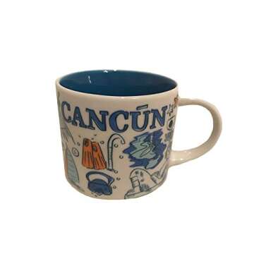 Starbucks CANCUN MEXICO Been There Series Across the Globe Collection Coffee Mug 14 Ounce