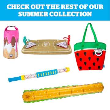 BigMouth Inc Colorful Inflatable Kiddie Pool - Rainbow Fun