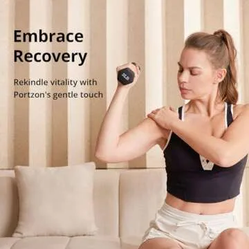 Portzon Neoprene Dumbbell Set 3lb Pink for Workouts