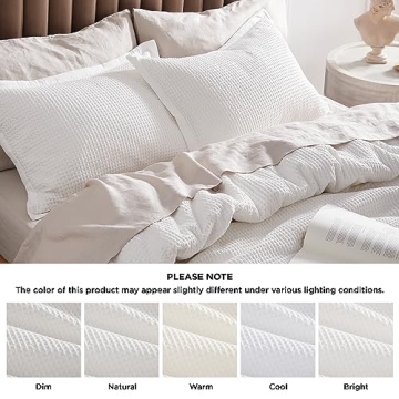 Bedsure Cotton Duvet Cover Twin for Luxury Bedding