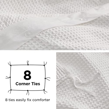 Bedsure Cotton Duvet Cover Twin for Luxury Bedding