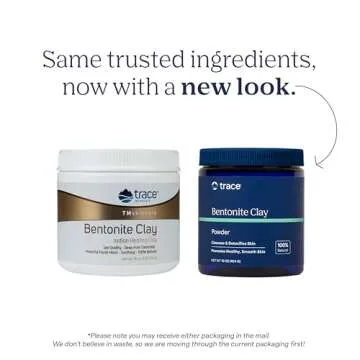 Trace Minerals Bentonite Clay - Deep Cleaning Skin Support - Clay Mask for Body & Face - Skincare Essentials to Support Smooth Skin & Aid Against Impurities - Support Removal of Excess Oil - 16 oz