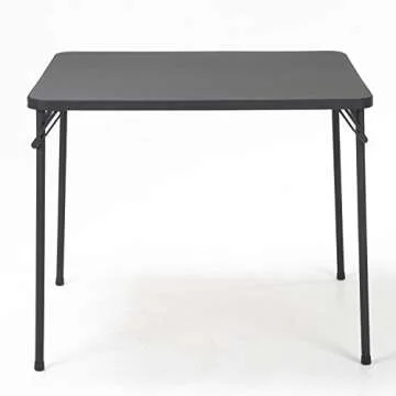 COSCO 34" Square Folding Table for Versatile Use