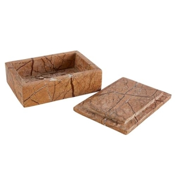 47th & Main Decorative Marble Box for Elegant Storage