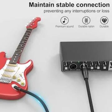 HOSONGIN XLR Female to 1/4 TRS Male Balanced Audio Cable