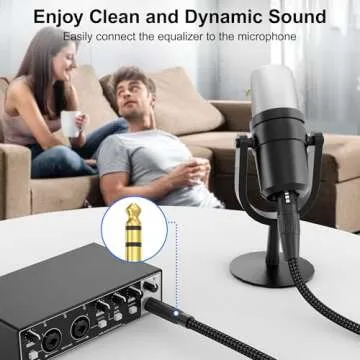 HOSONGIN XLR Female to 1/4 TRS Male Balanced Audio Cable