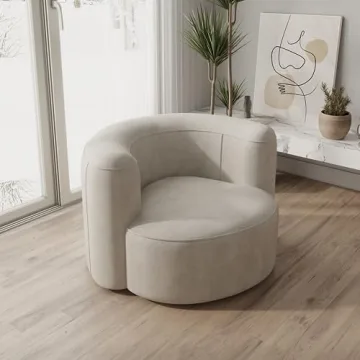 Acanva Luxury Velvet Accent Chair Stylish Comfort for Home