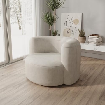 Acanva Luxury Velvet Accent Chair Stylish Comfort for Home