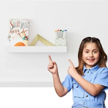 FEULAM Magnetic Book Shelf Ideal for Home or Classroom