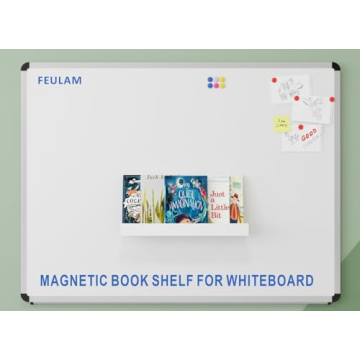FEULAM Magnetic Book Shelf Ideal for Home or Classroom