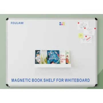 FEULAM Magnetic Book Shelf Ideal for Home or Classroom