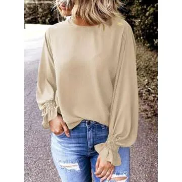Stylish Dokotoo Women's Long Sleeve Tops for Fall 2024