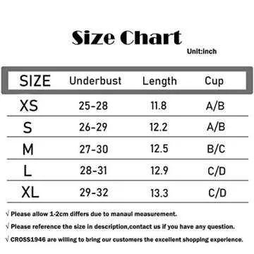 CROSS1946 Women Sport Bra - Seamless Yoga Crop Top