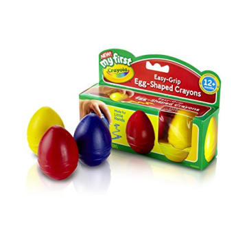 Crayola My First Egg Crayons - Easy-Grip for Toddlers