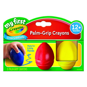 Crayola My First Egg Crayons - Easy-Grip for Toddlers