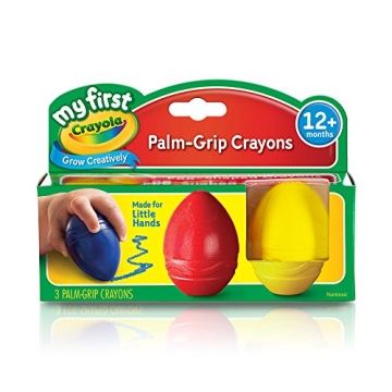 Crayola My First Egg Crayons - Easy-Grip for Toddlers