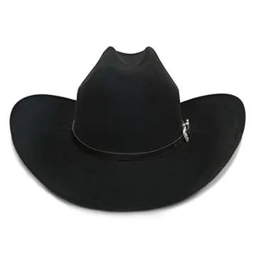 FLUFFY SENSE. Cowboy Hat for Women and Men with Shapeable Wide Brim - Felt Cowboy Hat Cattleman West...