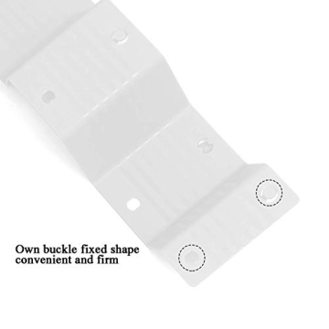 Adjustable Honeycomb Drawer Organizer 8 PC White Grid